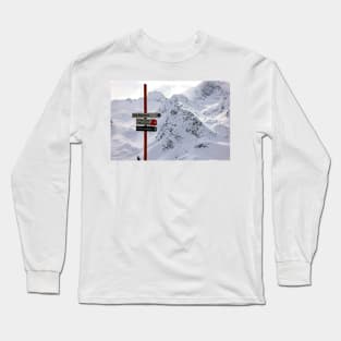 Les Menuires Three Valleys French Alps France Long Sleeve T-Shirt